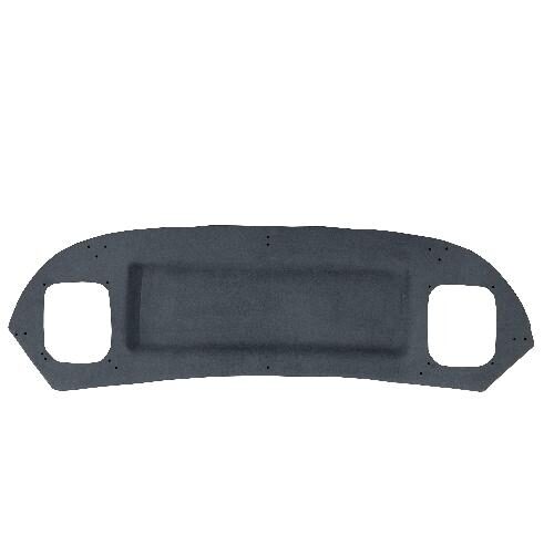 Front Headliner Piece, Gray Vinyl w/ Plastic Back