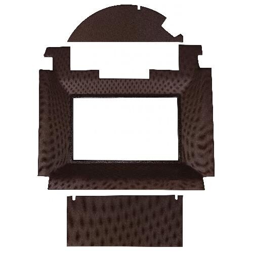 Headliner, Brindle Brown Vinyl w/ Formed Plastic