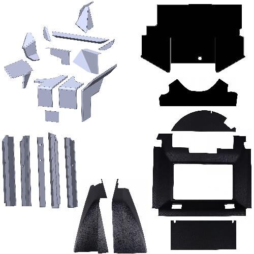 Complete Cab Interior Kit, John Deere 40 Series, Early S/N