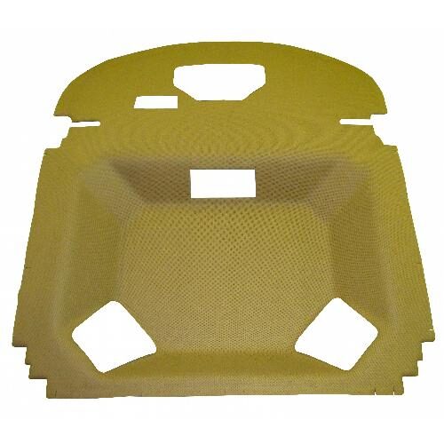 Main Headliner, Sailcloth Tan Vinyl w/ Formed Plastic