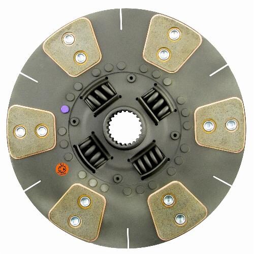 11" Transmission Disc, 6 Pad, w/ 1-9/16" 22 Spline Hub - Reman