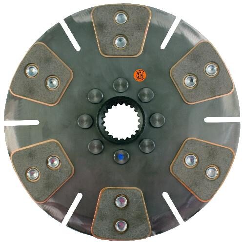 10" Transmission Disc, 6 Pad, w/ 1-9/16" 20 Spline Hub - Reman