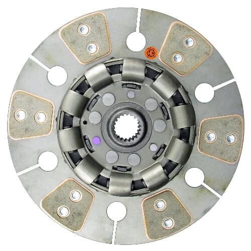 12" Transmission Disc, 6 Pad, w/ 1-5/16" 20 Spline Hub - Reman