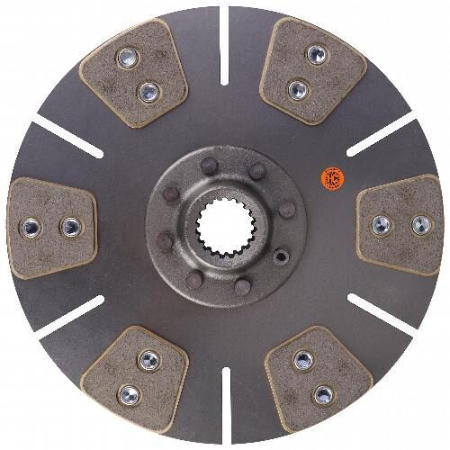 11" Transmission Disc, 6 Pad, w/ 1-3/8" 19 Spline Hub - Reman