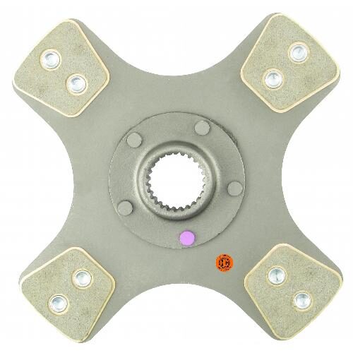 11" Transmission Disc, 4 Pad, w/ 1-5/8" 25 Spline Hub - Reman
