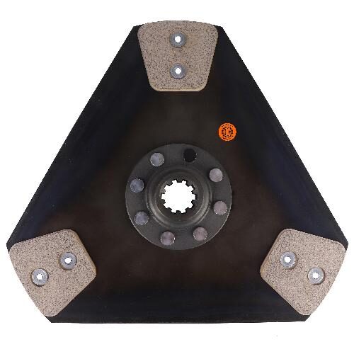 11" Transmission Disc, 3 Pad, w/ 1" 10 Spline Hub - New