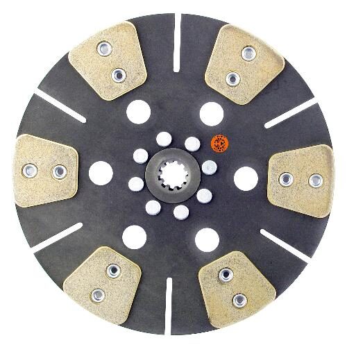 11" Transmission Disc, 6 Pad, w/ 1" 10 Spline Hub - New