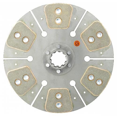 12" Transmission Disc, 6 Pad, w/ 1-3/4" 10 Spline Hub - Reman