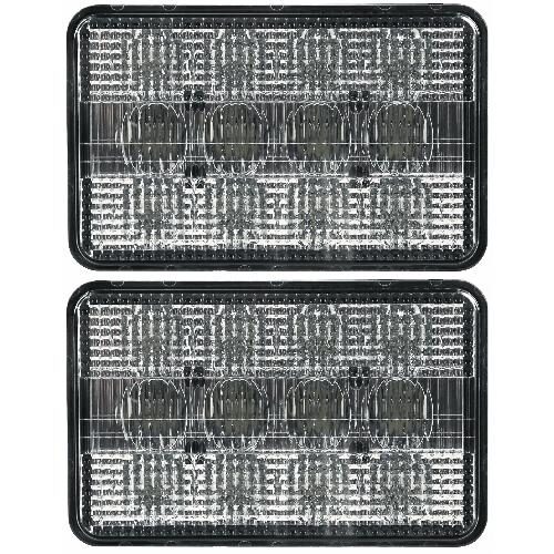 Hi-Lo Beam LED Cab Roof Light Set for Case IH Combines &amp; Cotton Pickers, 4800 Lumens - (Pkg. of 2)