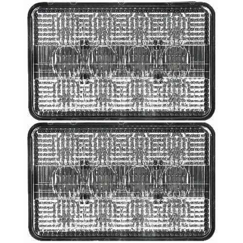 Flood/Spot Combo LED Cab Roof Light Set for Case IH Combines &amp; Cotton Pickers, 4800 Lumens - (Pkg. of 2)