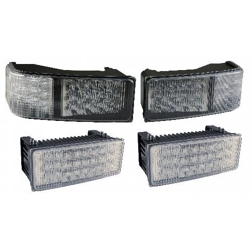 LED Corner &amp; Center Headlight Kit Case IH STX &amp; Steiger Tractors, 9600 Lumens