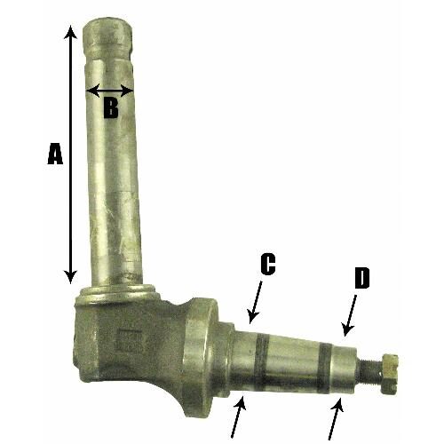 Spindle, 2WD, LH or RH, 8.312"
