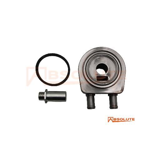 Engine Oil Cooler, 6 Plate, Straight Nipples, Doughnut Type