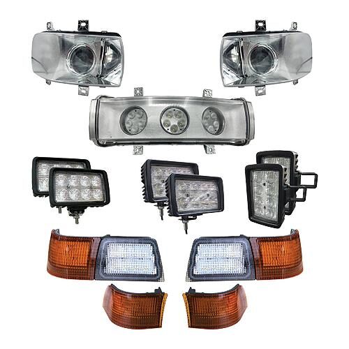 Tiger Lights Complete LED Light Kit for Case IH Magnums w/Upgraded Headlights