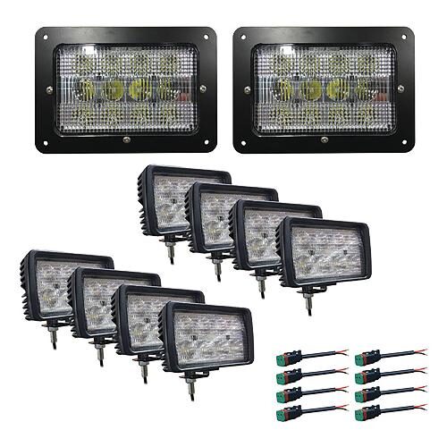 Tiger Lights Complete LED Light Kit for Case IH Steiger 4wd