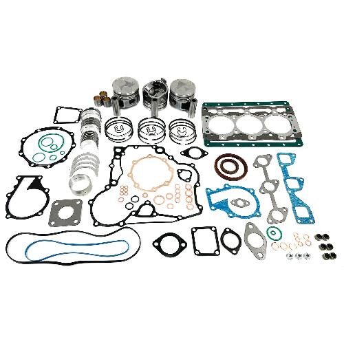 Overhaul Kit, Kubota D1105 Diesel, w/ .50mm Piston &amp; Ring Kits
