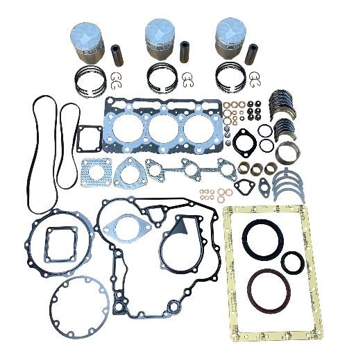 Major Overhaul Kit, Kubota D905 Diesel, w/ .50mm Piston &amp; Ring Kits, w/ Composite Head Gasket