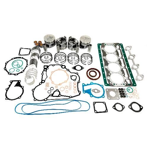 Major Overhaul Kit, Kubota V1505 Diesel, w/ Standard Piston &amp; Ring Kits