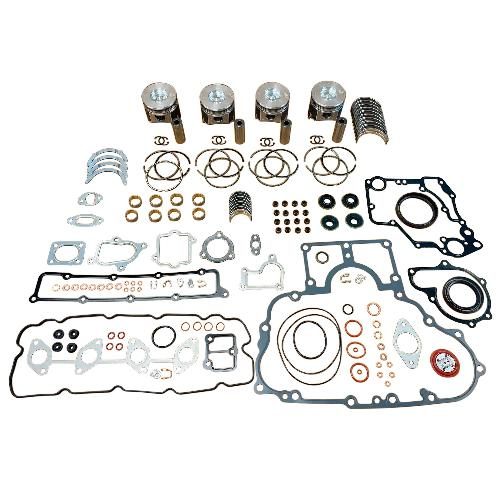 Major Overhaul Kit, Kubota V2607 Diesel, w/ .25mm Piston &amp; Ring Kits