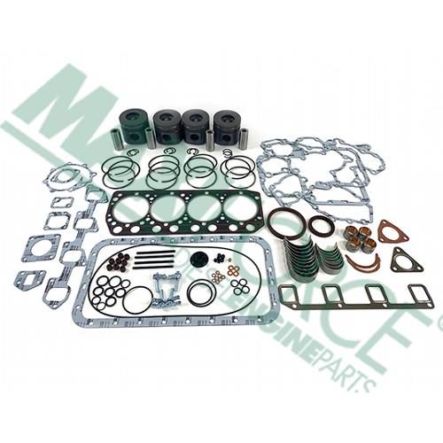 Major Overhaul Kit, Perkins 1104C-44T Diesel Engine, Standard Pistons