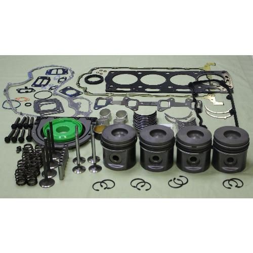 Premium Overhaul Kit, Perkins 1104C-44; 1104C-E44; 1104A-44 Diesel Engine, 1.00" Pistons