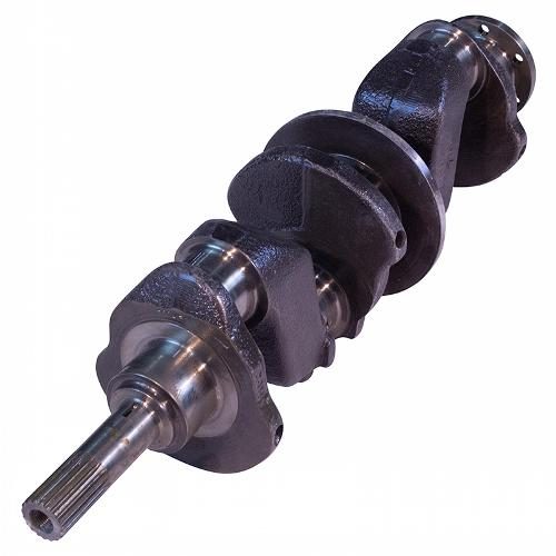 Crankshaft, no gear, splined single keyway nose