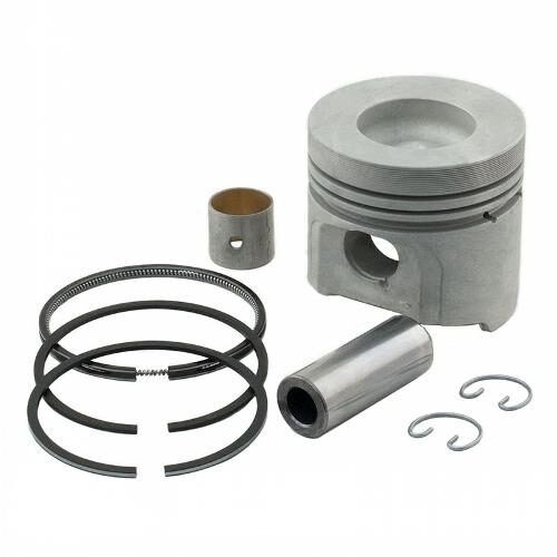 Piston &amp; Rings, Standard, includes pin bushing; bowl head
