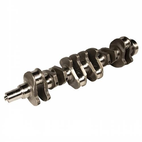 Crankshaft, Cast Iron, No Gear, Straight Double Step, 4 Bolt Nose