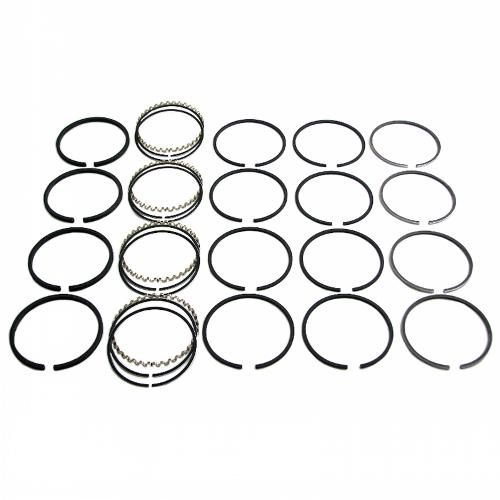 Piston Ring Set, 1)5/32"K, 2)1/8", 2)1/4", 4.125" bore, 1 cylinder set