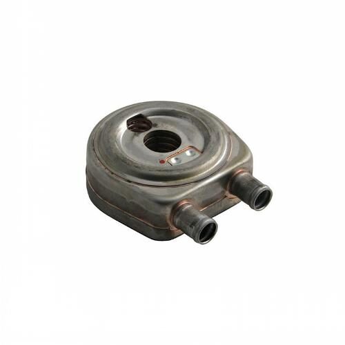 Engine Oil Cooler, 6 Plate, Straight Nipples, Doughnut Type
