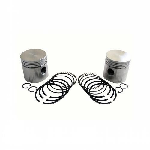 Piston &amp; Rings, .090" Oversize, Set of 2