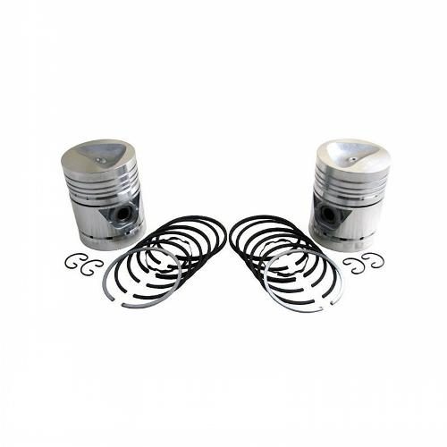 Piston &amp; Rings, .090" Oversize, Set of 2