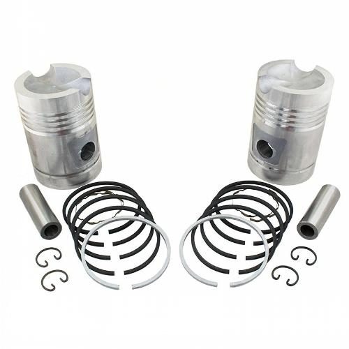 Piston &amp; Rings, .090" Oversize, Set of 2