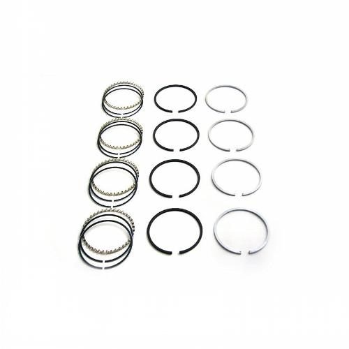 Piston Ring Set, .040" Oversize, 2-1/8, 1-3/16, 3.250" Standard bore, 4 cylinder set
