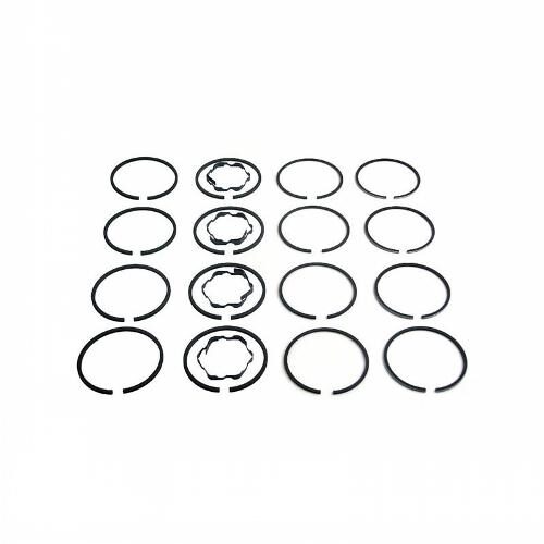 Piston Ring Set, .020" Oversize, 2-3/32, 1-5/16, 3.750" Standard bore, 1 cylinder set; 2-5/32" oil rings for single groove