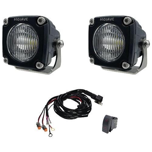 Off Road Mojave Series 2" LED Racing Light Kit, 2pk