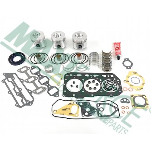 Major Overhaul Kit, Yanmar 3TNE88 Diesel Engine, Standard Pistons