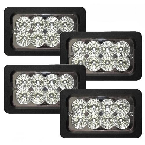 LED Flood Beam Hood Light for New Holland &amp; Versatile Tractors, 3200 Lumens (Pkg. of 4)