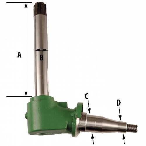 Spindle, 2WD, LH or RH