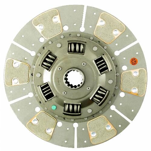 13" Transmission Disc, 6 Pad, w/ 1-9/16" 14 Spline Hub - New