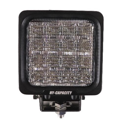 Square Flood Beam LED Light for Kubota Excavators &amp; Tractors, 2800 Lumens