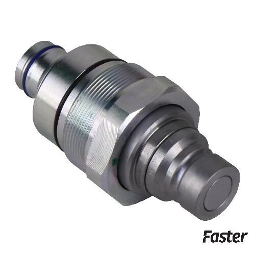 Faster Flat Face Hydraulic Breakaway Cartridge, Male, Genuine OEM Style