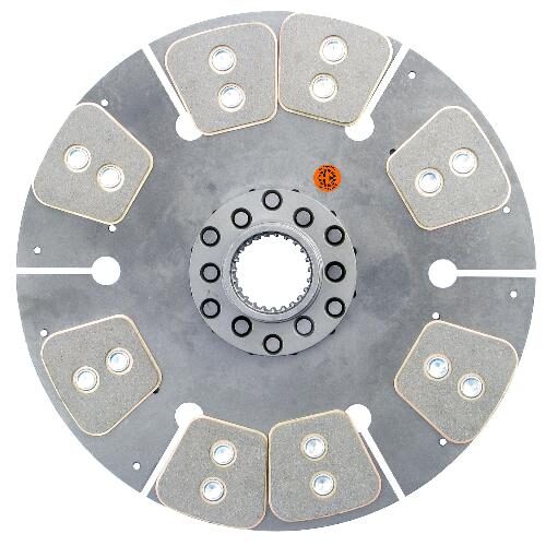 14" Transmission Disc, 8 Pad, w/ 2" 23 Spline Hub - Reman