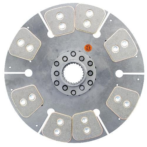 14" Transmission Disc, 8 Pad, w/ 2" 23 Spline Hub - Reman