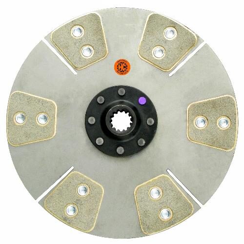 10-3/8" Transmission Disc, 6 Pad, w/ 15/16" 13 Spline Hub - New