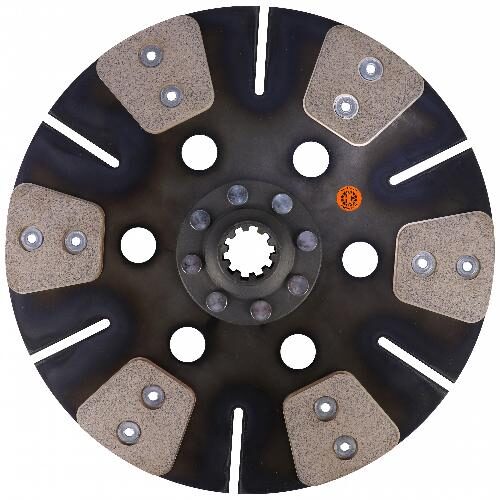 11" Transmission Disc, 6 Pad, w/ 1-1/8" 10 Spline Hub - New