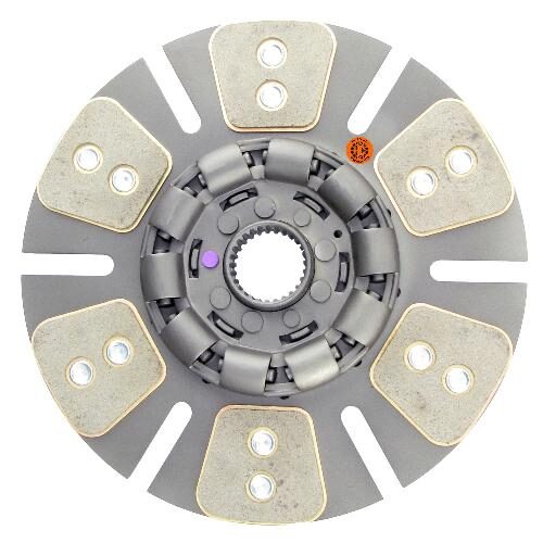 12" Transmission Disc, 6 Pad, w/ 1-3/4" 27 Spline Hub - New