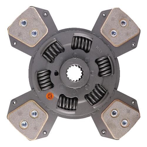 11" Transmission Disc, 4 Pad, w/ 1-1/8" 15 Spline Hub - Reman
