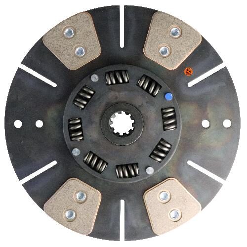 11" Transmission Disc, 4 Pad, w/ 1-1/8" 10 Spline Hub - Reman
