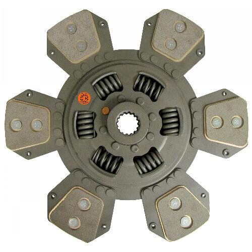 12-1/4" Transmission Disc, 6 Pad, w/ 1-1/16" 15 Spline Hub - Reman